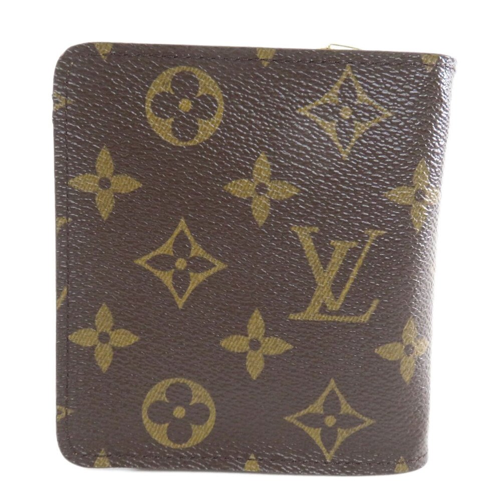 Louis Vuitton Canvas Compact Wallet Zip Monogram fold Bi